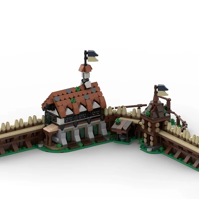 ชุดตัวต่อแบบประกอบเอง โมเดลปราสาทบลาอุสไตน์ สถาปัตยกรรมยุคกลาง ของเล่นเสริมพัฒนาการเด็ก ของขวัญสำหรับเด็ก