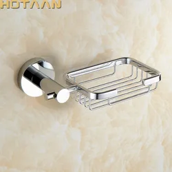 Wall Mounted Chrome Plated Solid Brass Bathroom Accessories,Bath Soap Dish,Soap basket,.,YT-10190