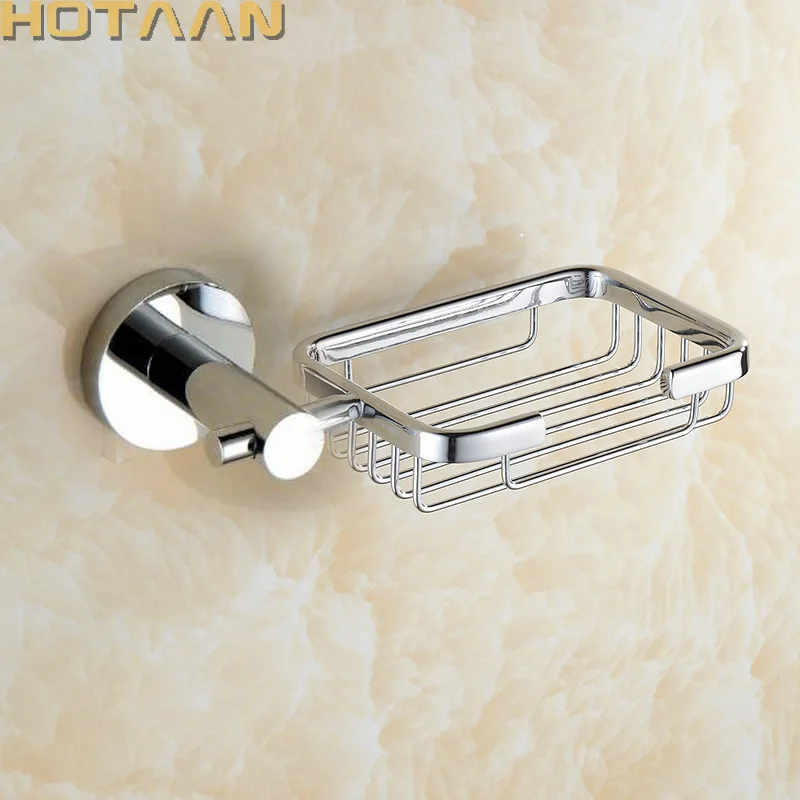 Wall Mounted Chrome Plated Solid Brass Bathroom Accessories,Bath Soap Dish,Soap basket,.,YT-10190