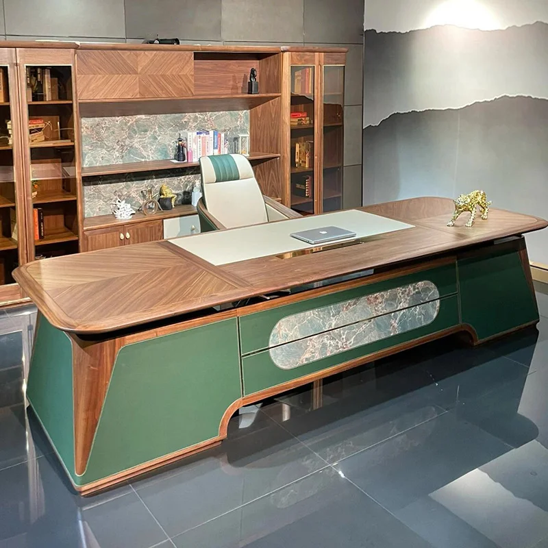 Light Luxury European Computer Desks Standing Secretary Unusual Work Computer Desks Reception Executive Escritorio Furniture