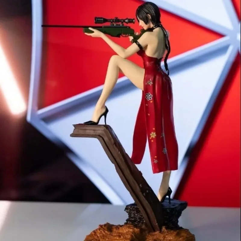 

34cm Resident Evil Game Peripheral Ada Wong Action Figure Statue Desktop Ornament Collectible Model Birthday Gift Toy