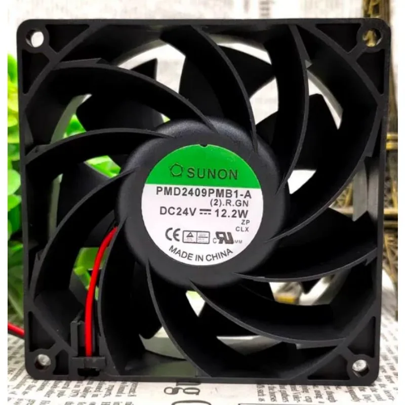 New Fan for SUNON PMD2409PMB1-A 24V 12.2W 9038 9CM Inverter Large Air Volume Fan 90x90x38mm