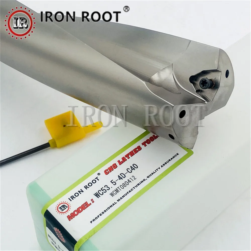 

IRON ROOT 5D51 - 5D59 Violent Drill CNC Lathe Tools, Fast Drilling, Indexable Drilling, Deep Hole Drilling, WCMT 080412