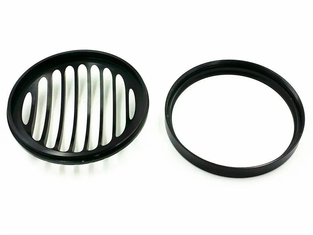 BLACK Headlight Grille Cover For HARLEY Sportster 883 1200 04-12 Nighter Cruiser