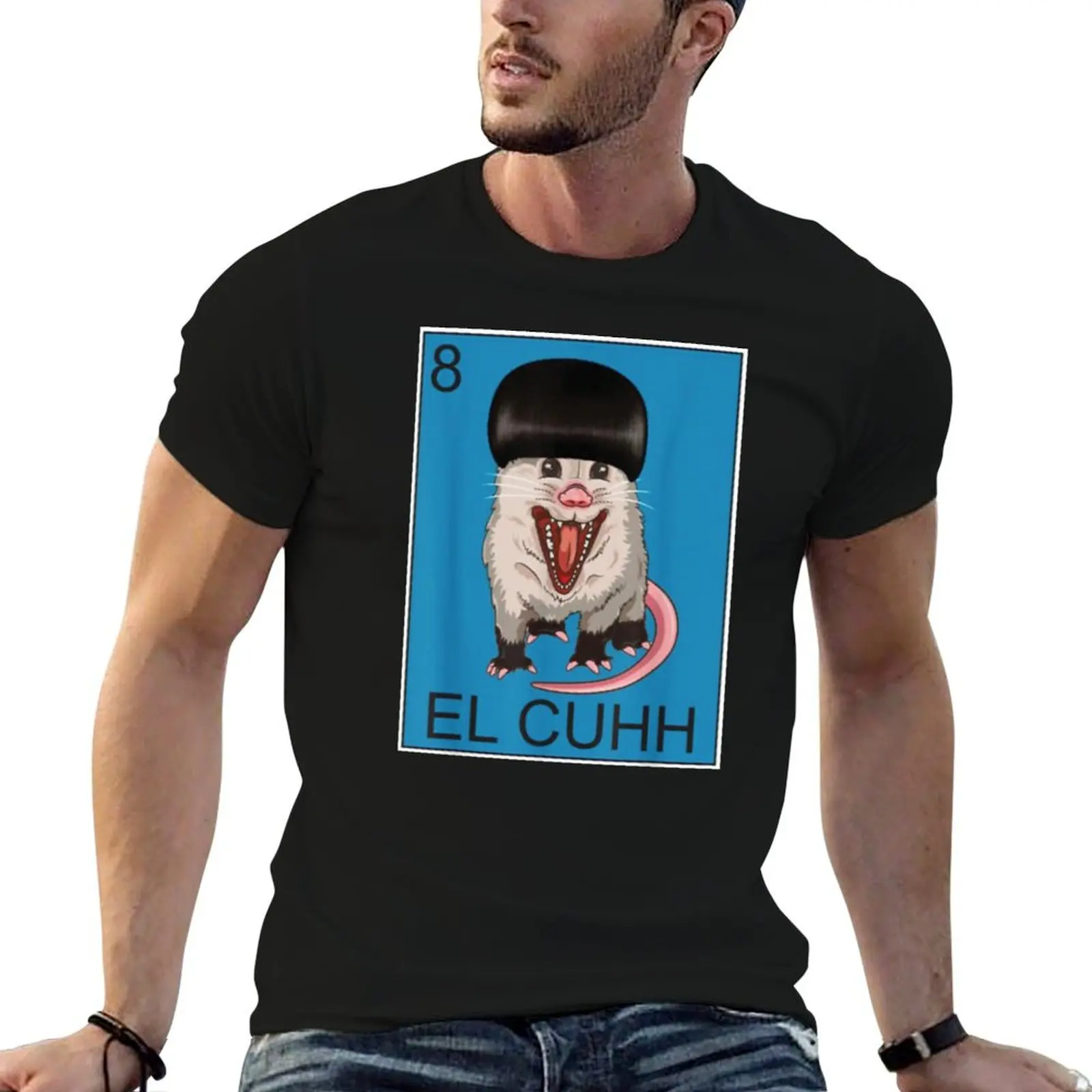 

El shirts cotton Cuhh T-Shirt graphic shirts Takuache Opossum t for vintage t man Cuh 100% man