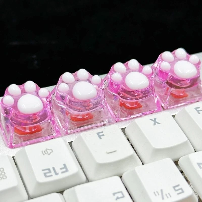 A52B Resin Keycap Claw Keycap Terpupati Untuk Keyboard Mekanik Game Keycaps