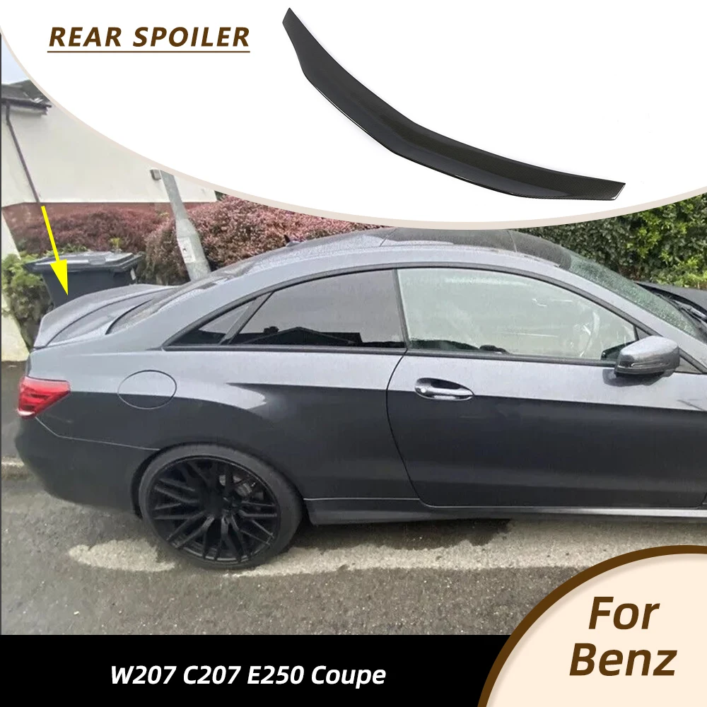 

Задний гоночный спойлер автомобиля для Mercedes Benz W207 C207 E250 Coupe 2009-2016, спойлер багажника автомобиля, комплекты кузова из углеродного волокна