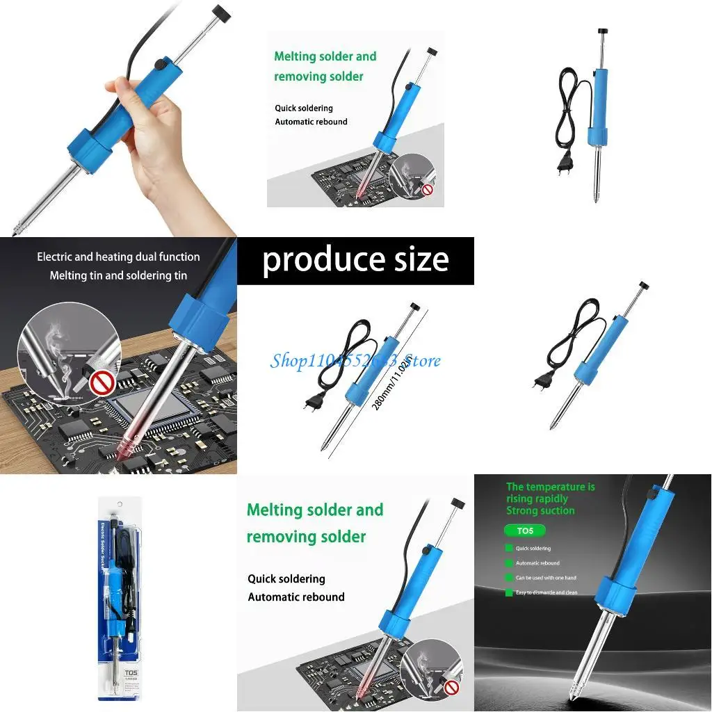 

Электрические оловоотсосы Y6GD с технологией быстрого нагрева и мощным всасыванием для эффективного ремонта печатных плат