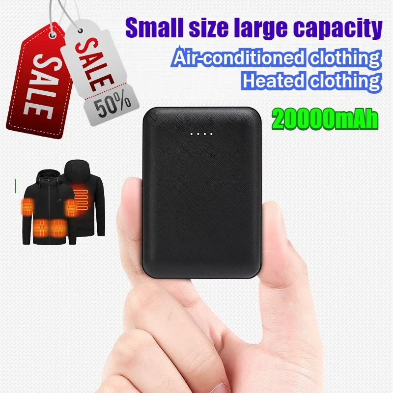 

10000 mAh Heating Power Bank Air-conditioned Clothing & Heating Belt High-capacity Portable Charger