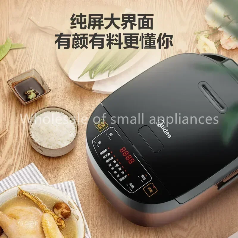 

220V Electric Rice Cooker 5L Large Capacity Multi-function Intelligent Reservation Metal Body Household Rice Cooker Riz