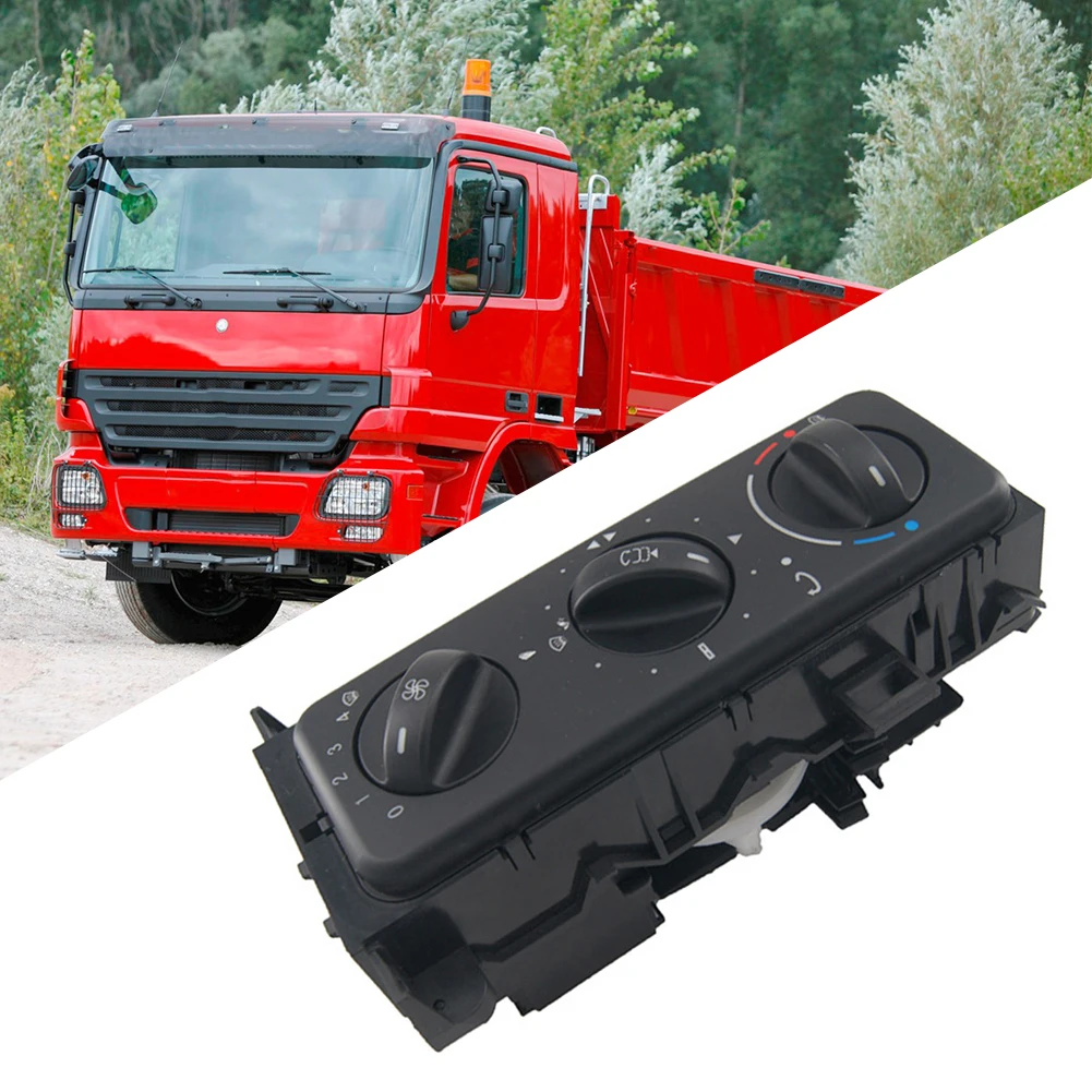 For Benz Actros Climate Control Switch Car Maintenance As Shown In The Picture ABS Material Anti-Corrosion Black Colour