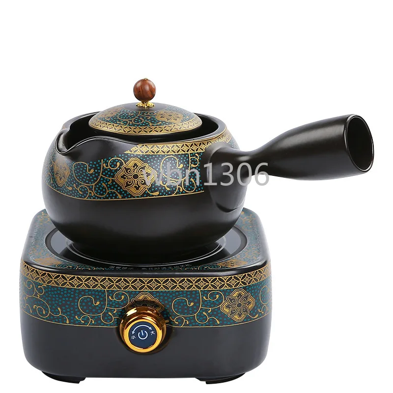 Electronically Controlled Regulation Electric Pottery Stove Tea Maker Combination Home Office Leisure Ancient Rhyme