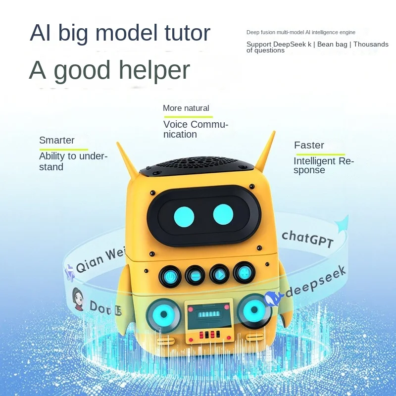 AI Big Model Student AI Intelligent Robot Children's Early Education Learning Machine Voice Dialogue Bilingual Enlightenment New view 4