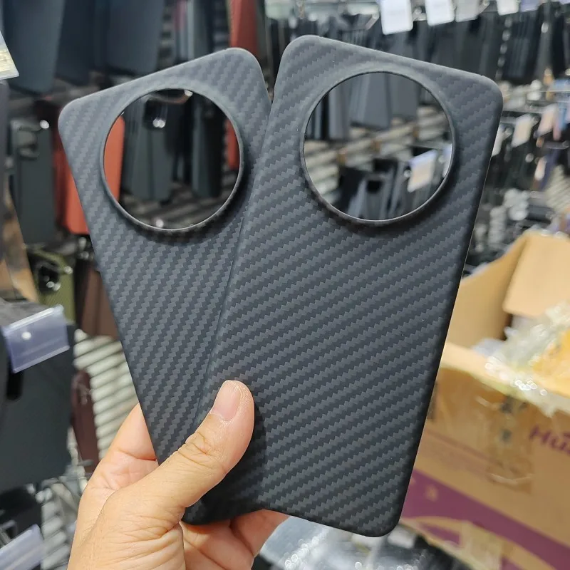 

Genuine Real Carbon Fiber Aramid Case For Huawei Mate 60 Pro Ultrathin Light Cover For Mate 60 Pro Plus Bumper Shell Hard Cover