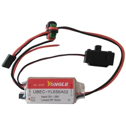 1PC 7V-28V 2S-6S modulo Lipo UBEC rumore RF più basso 5V 6V 7.4V 12V uscita regolatore di tensione commutabile per Drone modello RC aereo