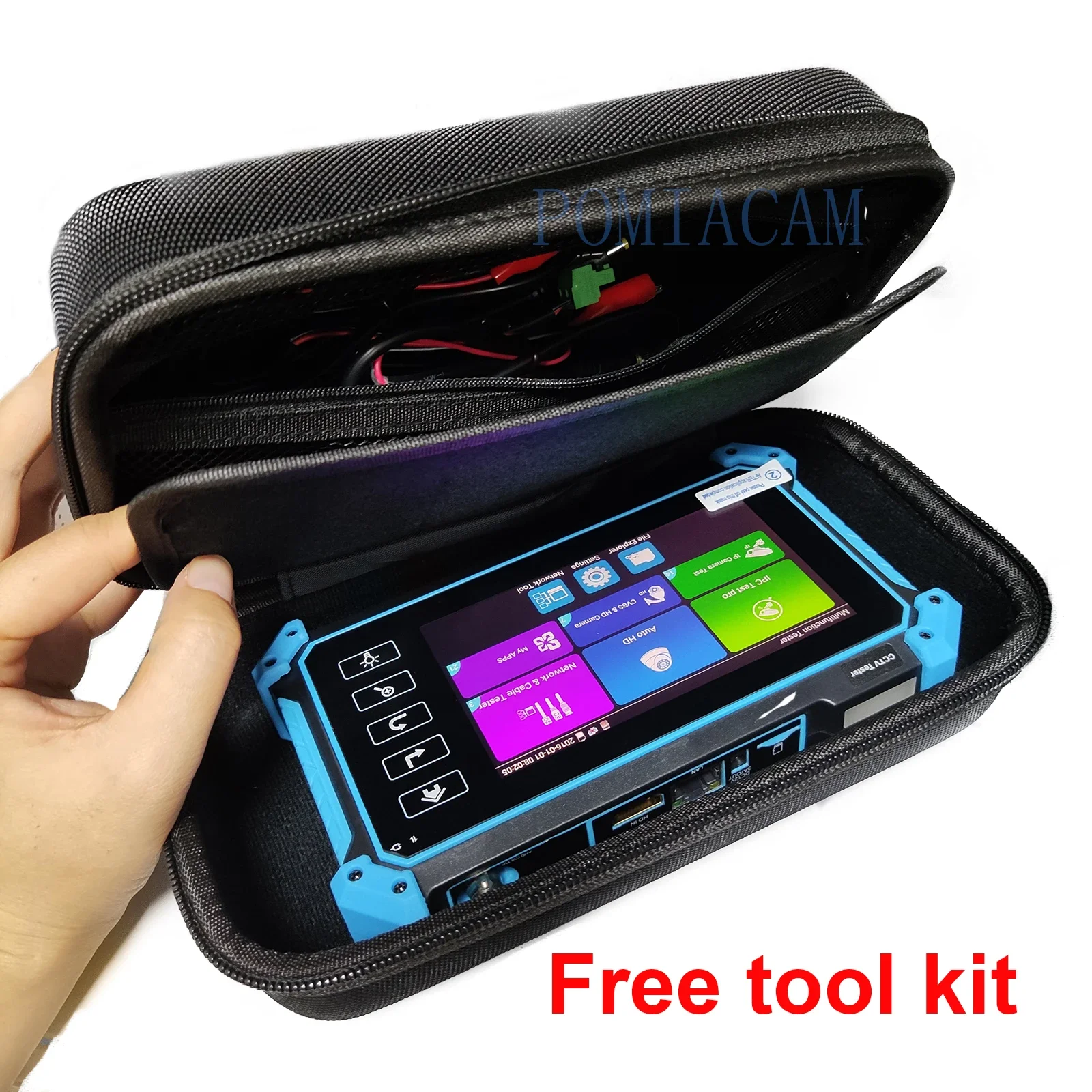 PTZ Controller 5100 Plus Tester Monitor Kit Video Surveillance Tester Network Cable Multi-Function Hikvision Dahua DV12V Output