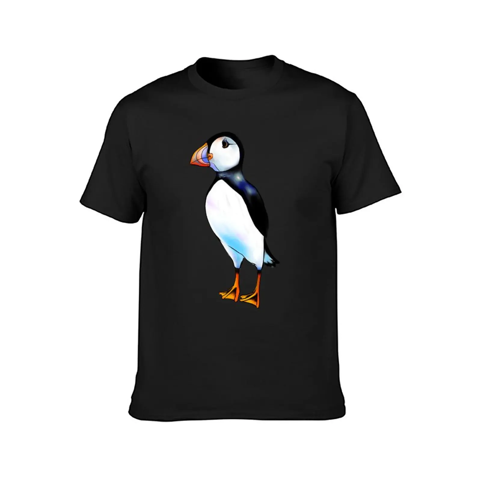 Happy Puffin T-Shirt quick drying vintage clothes mens t shirts pack