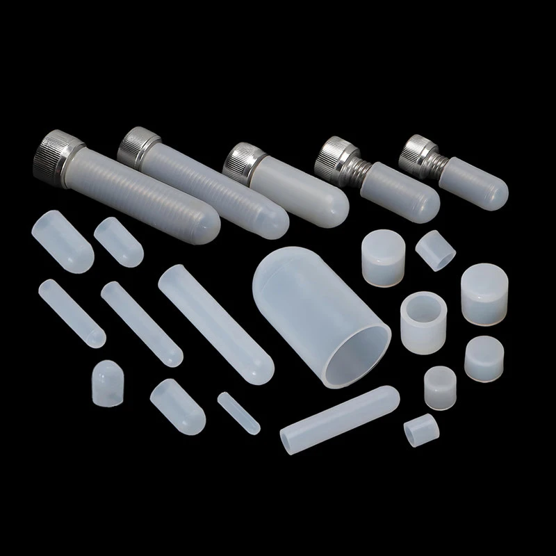

Silicone Sleeve Cap Cover High Temperature Thermostability Rubber Screw Thread Plugs Lid Protection Cataphoresis Caps Sealing