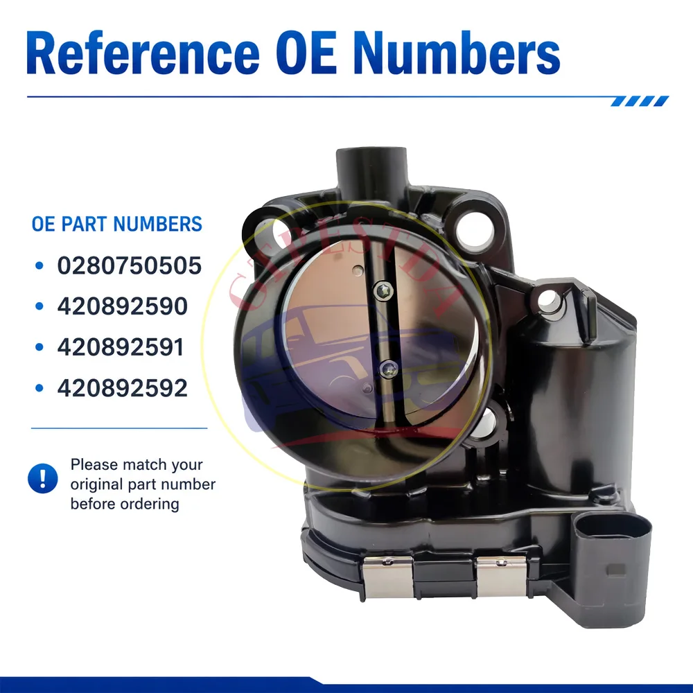 0280750505 420892591 420892592 Throttle Body Assembly for Sea-Doo Marine PWC GTI GTS GTR GTX RXP Wake Pro 60mm