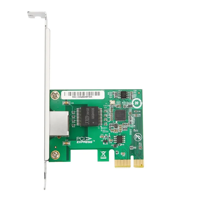 

Pcie RJ45 Network Card I226 Gigabit Ethernet Adapter For Esxi 8 100/1000/2500Mbps LAN Adapter Supports For Gaming NAS Server