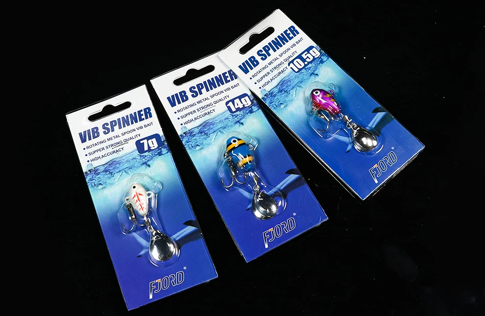 FJORD Spinner Löffel Metall VIB Schwanz Schnelle Einstellung 7g 10,5g 14g Swimbait Angelköder Mini Jig Casting Shore Künstliche Köder – Detail 12