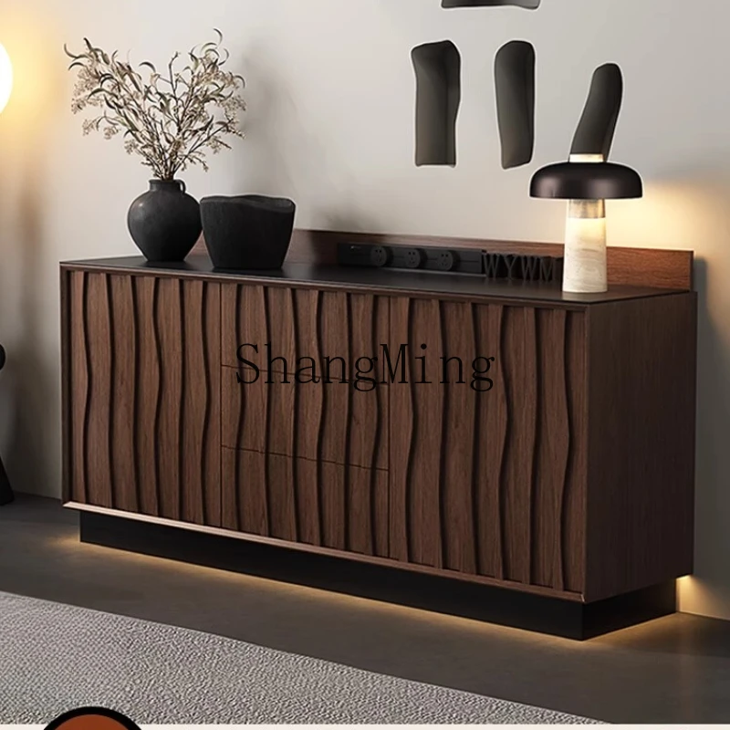 

CL solid wood locker against the wall dining side cabinet living room display cabinet
