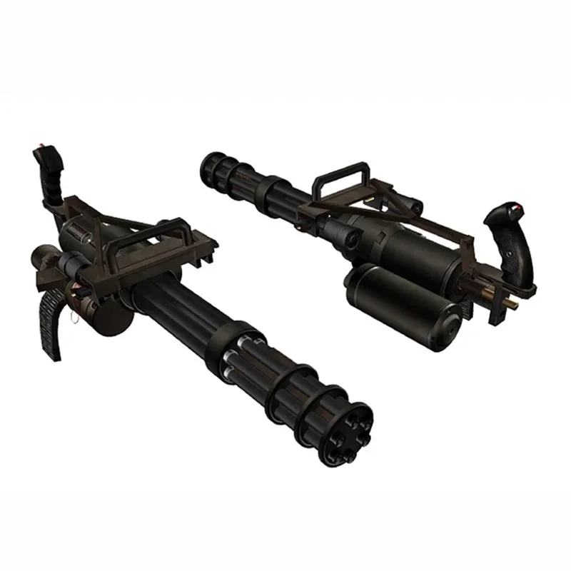 نموذج ورقي فولكان جاتلين M134 بندقية بمقياس 1/1 لعبة ورق مصنوعة يدويًا