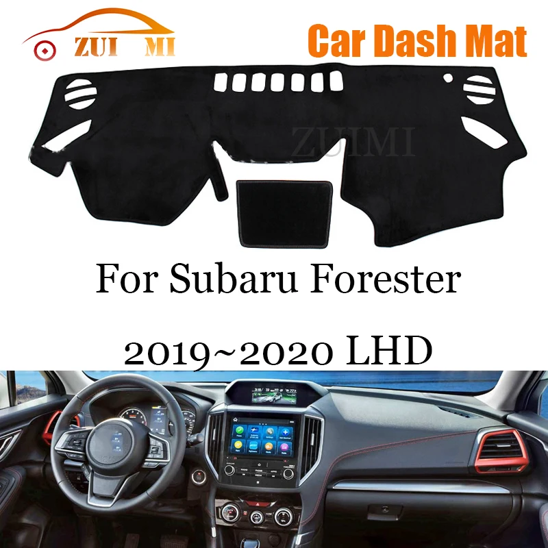 ZUIMI Dashboard Cover Dash Mat Dashmat For Subaru Forester 2019~2020 LHD RHD Dash Board Cover Pad Sun Shade