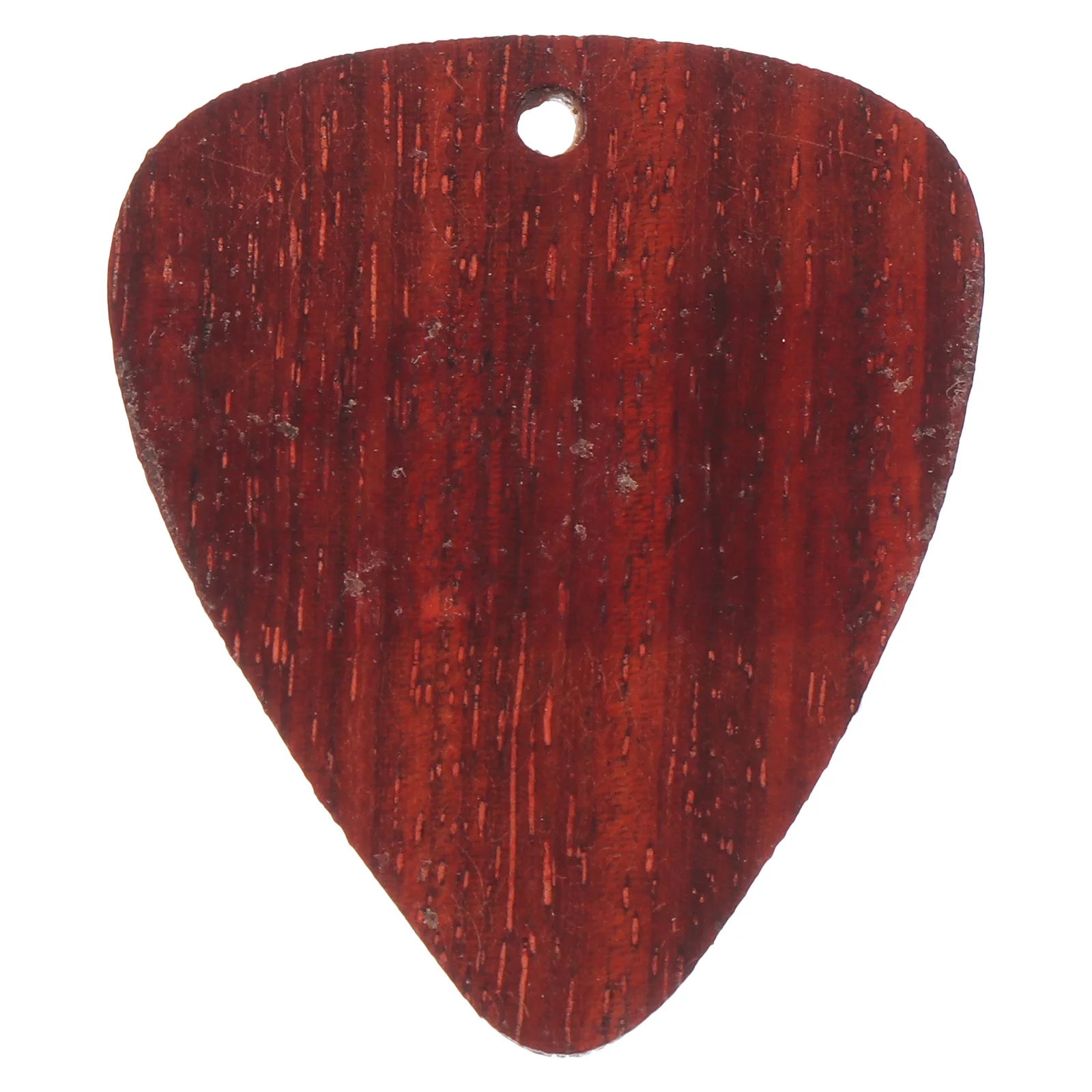 

1Pcs Wooden Pendant Guitar Pick Shaped Decorative Accessory Strong Durability Easy Grip Adorable Necklace Pendant