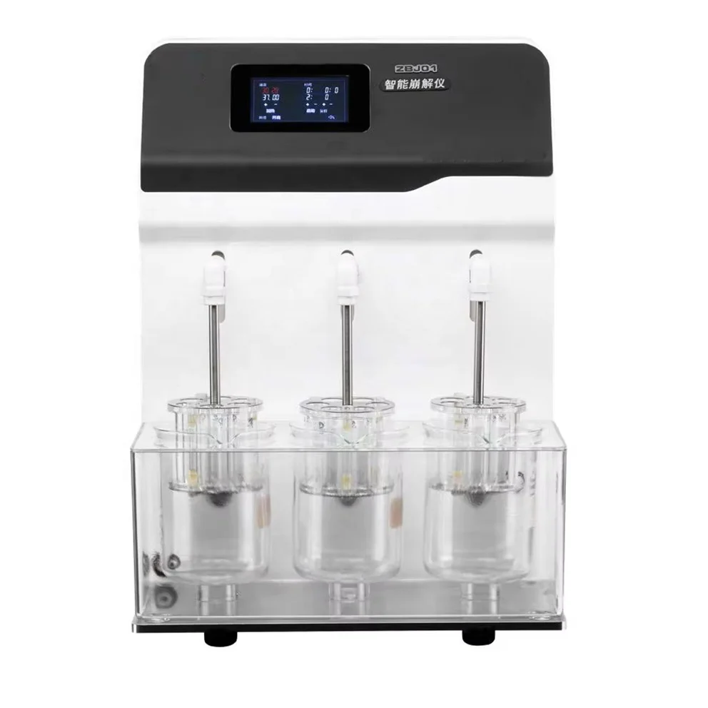 

WESTTUNE ZBJ01 Intelligent Disintegration Tester 3 Cup Tablet Disintegration Apparatus Third Grade with LCD Touch Screen