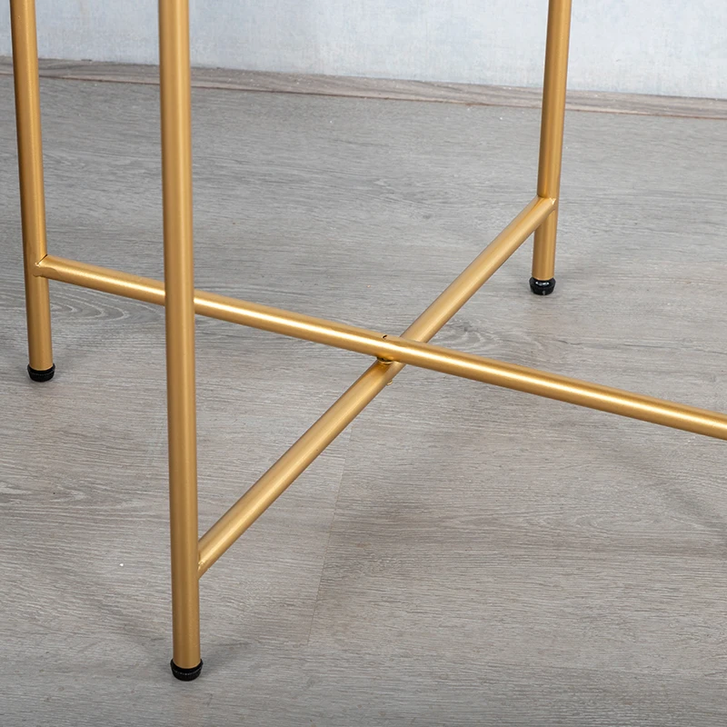 Metal modern simple coffee table leg bracket round sofa small side coffee table foot base