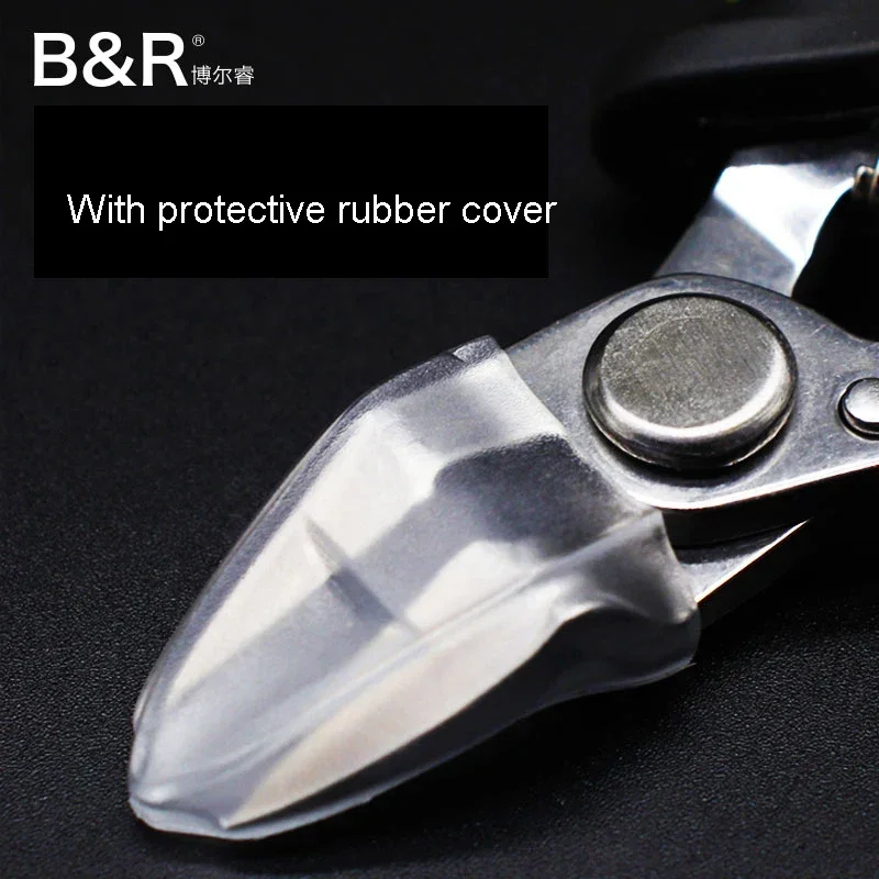 B&R TS-140 5 inch Electrical Pliers Precision Diagonal Cutting Pliers for Wire Cable Cutter High Hardness Nipper Hand Repair