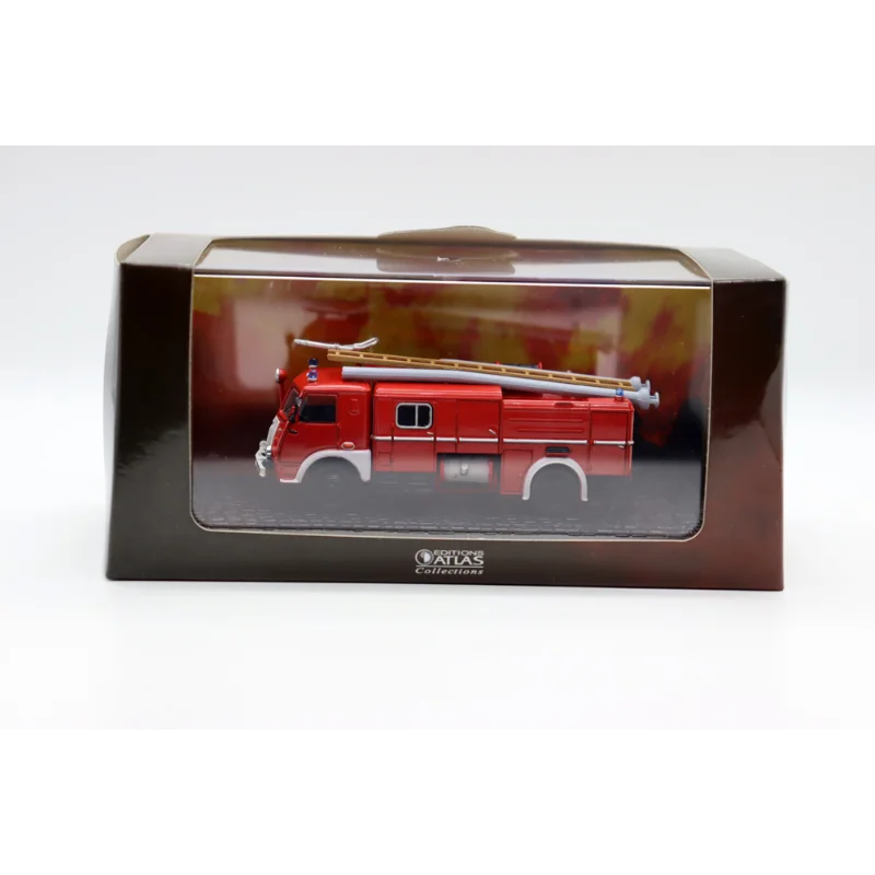 Diecast 1/72 escala Jelcz 003 Star 25 motor de bomberos coche en miniatura de aleación juguete coleccionable regalo adorno de exhibición de recuerdo
