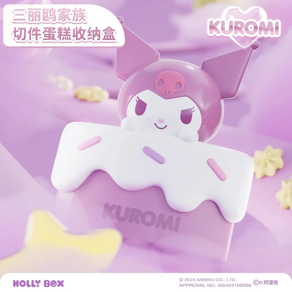 Echt Kawaii Sanrio Hello Kitty Anime Figuur Cinnamoroll Kuromi Mymelody Pochacco Action Figure Speelgoed Verjaardagstaart Geschenken