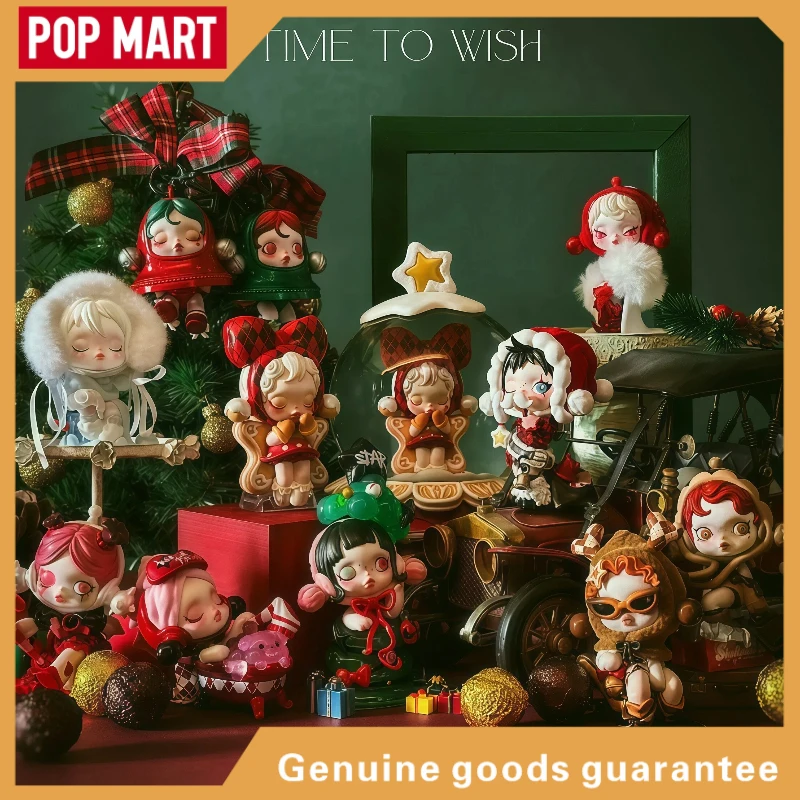 

POPMART SKULLPANDA Make A Wish Series Blind Box Christmas Collectible Figure Surprise Box Perfect Gift For Anime Toy Collectors