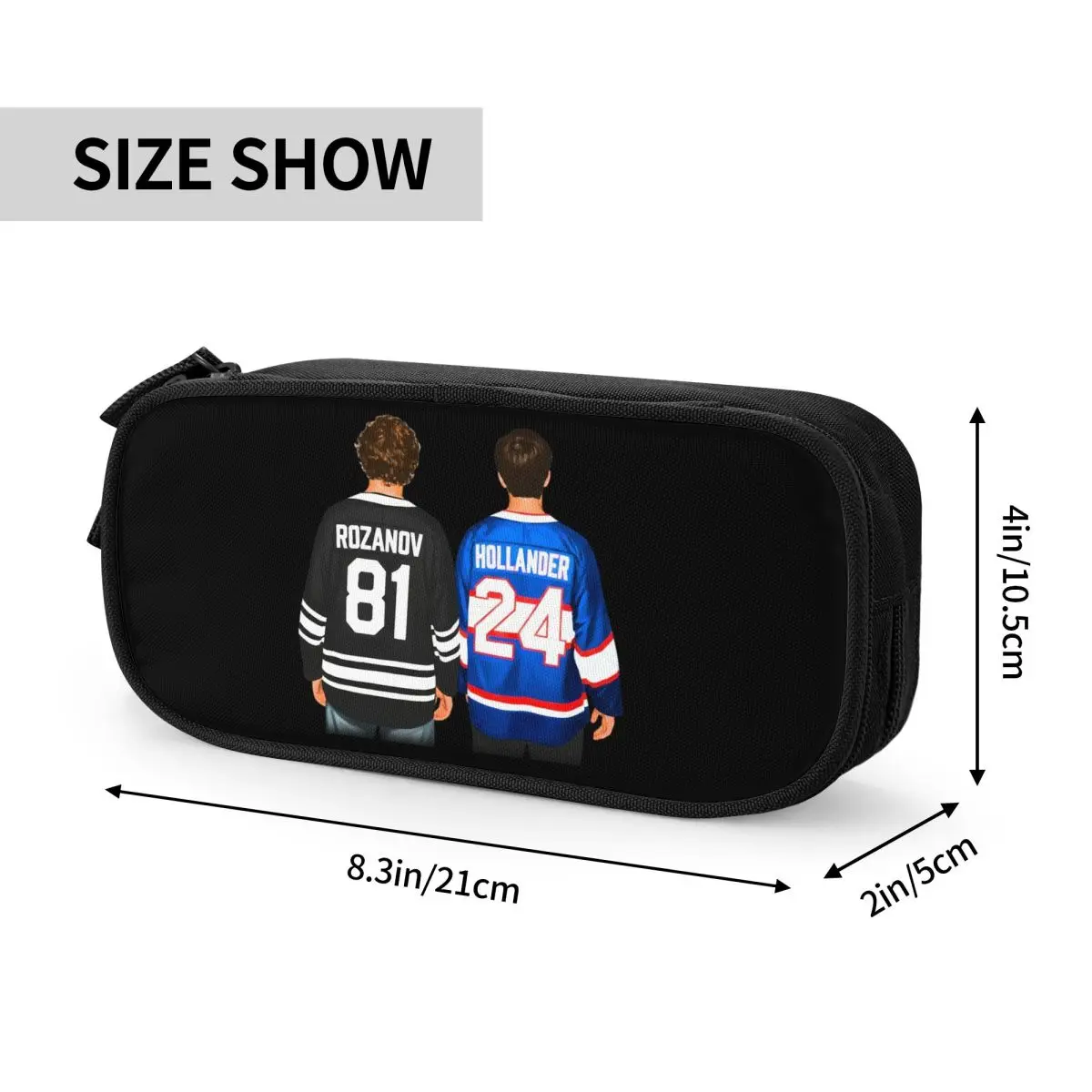Shane Hollander & Ilya Rozanov Back Heated Rivalry Pencil Cases Pencilcases Pen Holder Kids Students School Cosmetic Stationery
