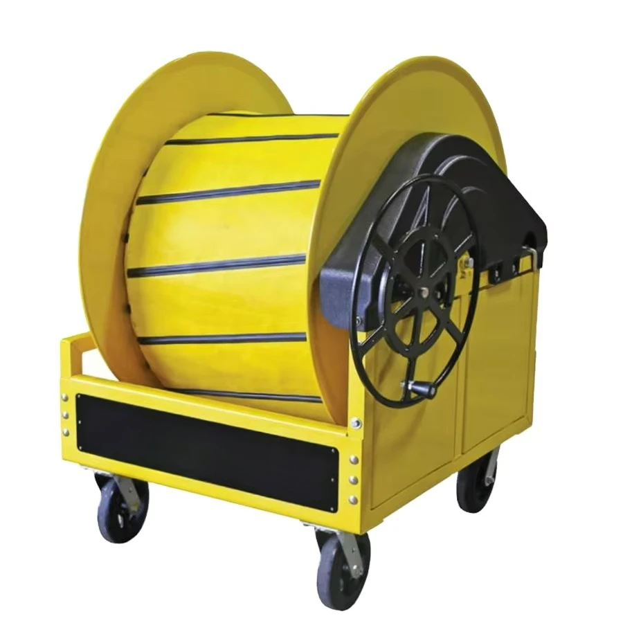 

Ручное колесо Ручная рукоятка Катушка для шланга с питанием от PCA Предварительно кондиционированная система катушек для воздушных каналов PCA с тележкой