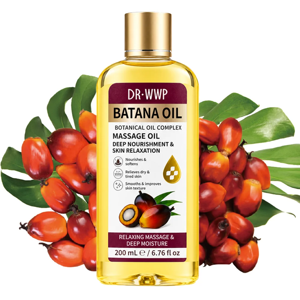 Natural Batana Scraping Massage Essential Oil SPA Whole Body Massage Pushing Oil Glutathione Body Care Oil Skincare Products