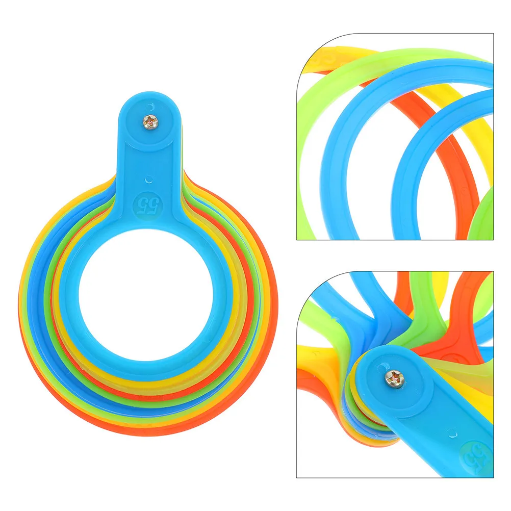 2Pcs Fruit Diameter Measuring Rings Plastic Gauge Tool for Accurate Classification Farmers Market Measuring Tool