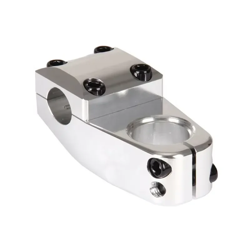 Luckyway CNC Machined BMX Bike Handlebar Short Rise Dry Finish Aluminum Alloy Street Freestyle Riding Component High Strength