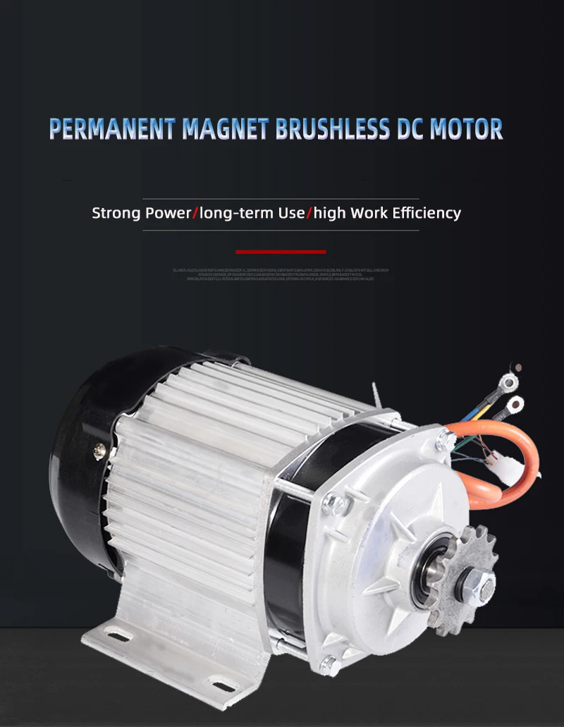 عالية الطاقة عالية السرعة 48 فولت 60 فولت 1000 واط محركات تيار مستمر 3 عجلة العربة مع محرك كهربائي دراجة ثلاثية العجلات المحرك #6