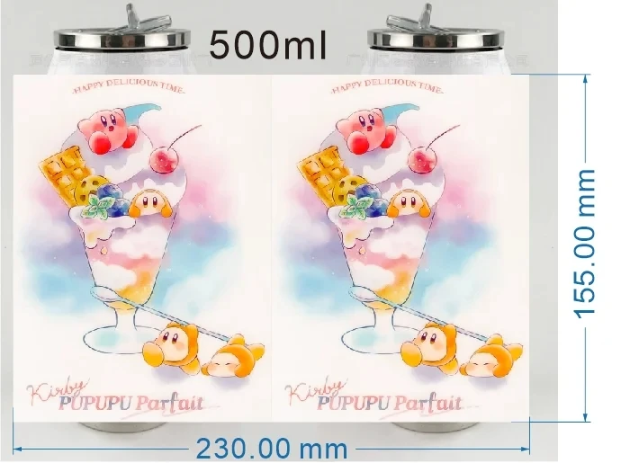 500ML /450ML Thermos Cola Can DIY LOGO PHOTO Name TEXT Colorful Printing Customize Personalize Gift Keep Cold Cool Summer Drink