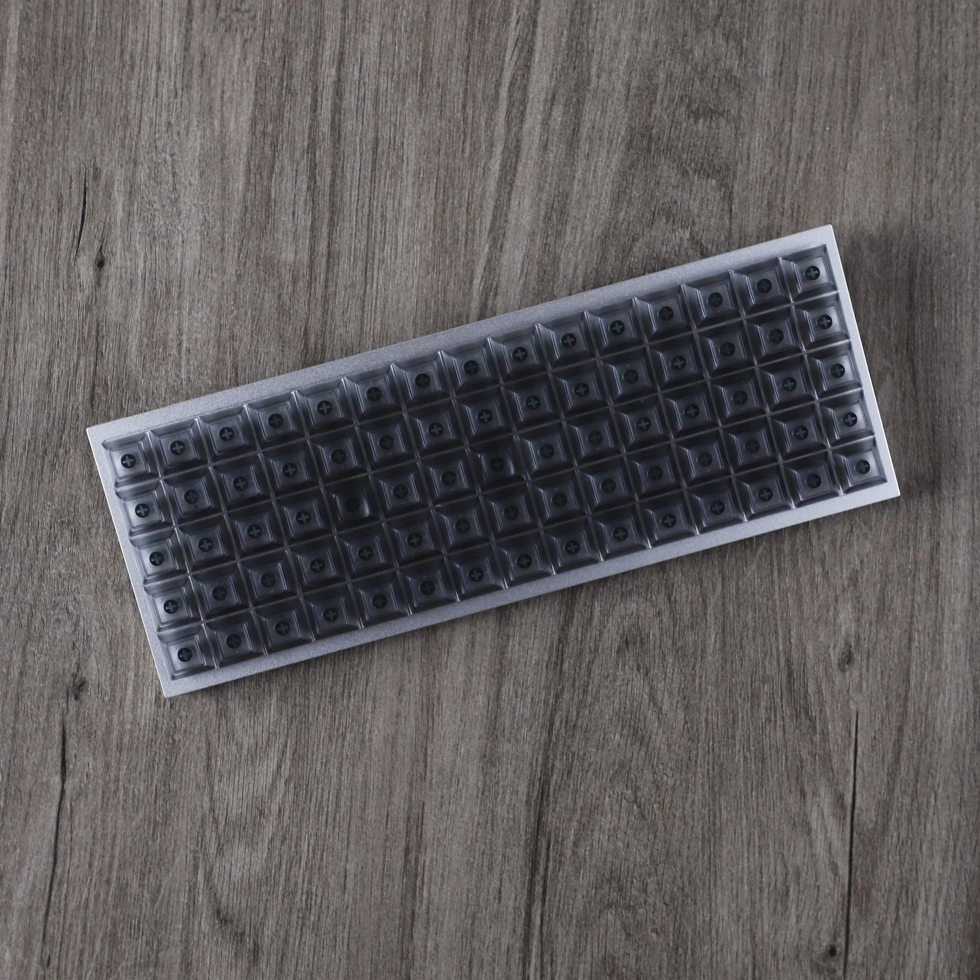 YMDK DSA Profile Transparent Keycap Set Blank Clear ABS Black White Keycaps for MX Mechanical Keyboard