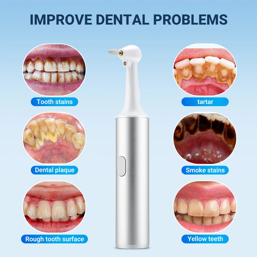 Электрический стоматологический полировщик для зубов, средство для чистки ротового расчета, средство для удаления пятен и зубного налета, наборы для отбеливания зубов