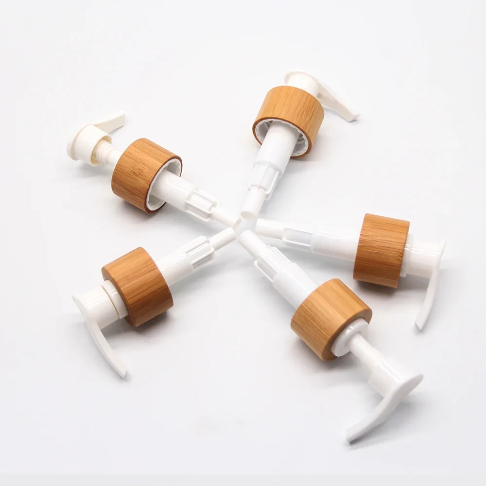 Ronde Gouden Ring en Zwart/Wit Latex Hoofd Druppelaar bamboe dop, match essentiële olie fles pipet, lotion fles bamboe houten doppen