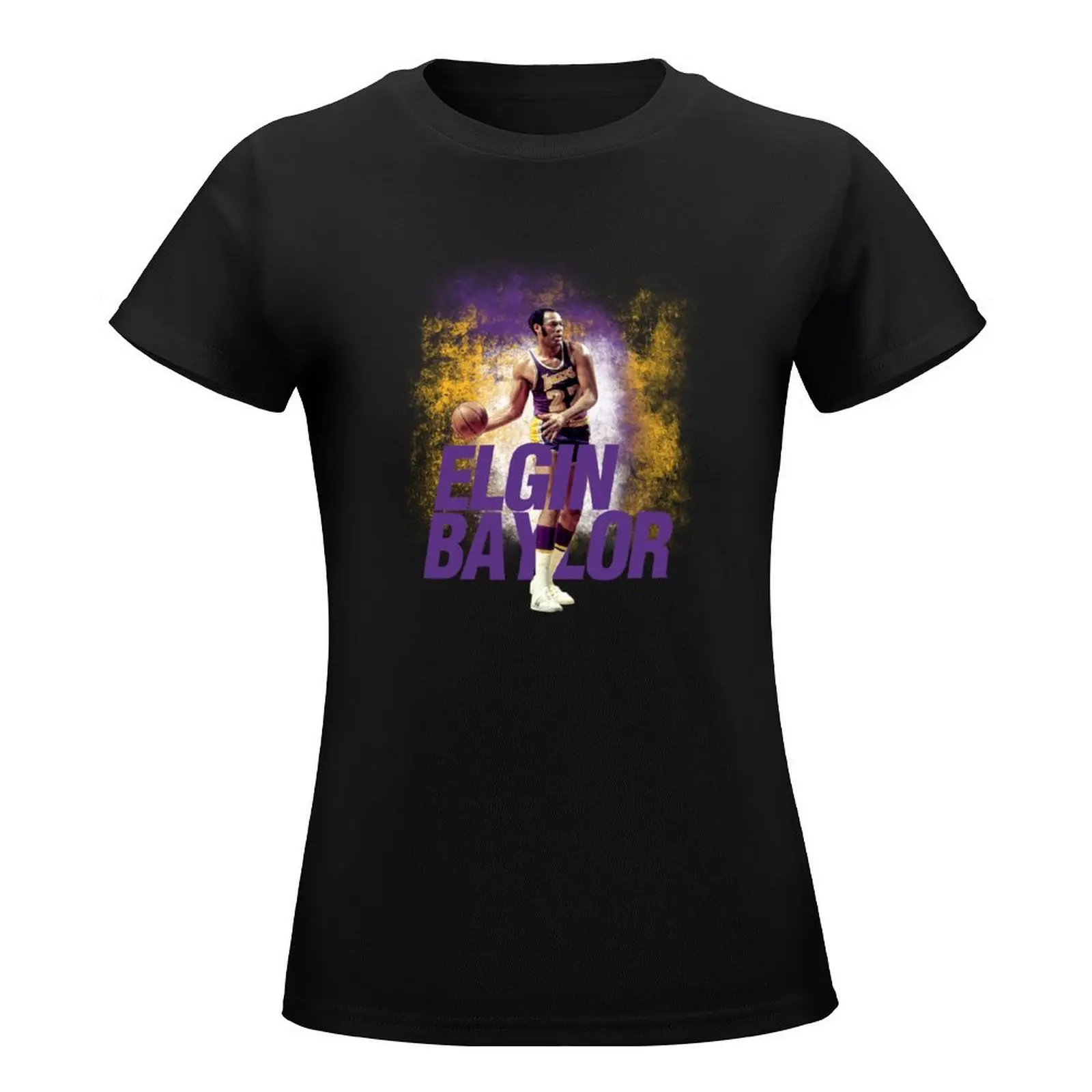 Legend Elgin Baylor T-Shirt aesthetic clothes Short sleeve tee anime clothes Aesthetic clothing Women's tops