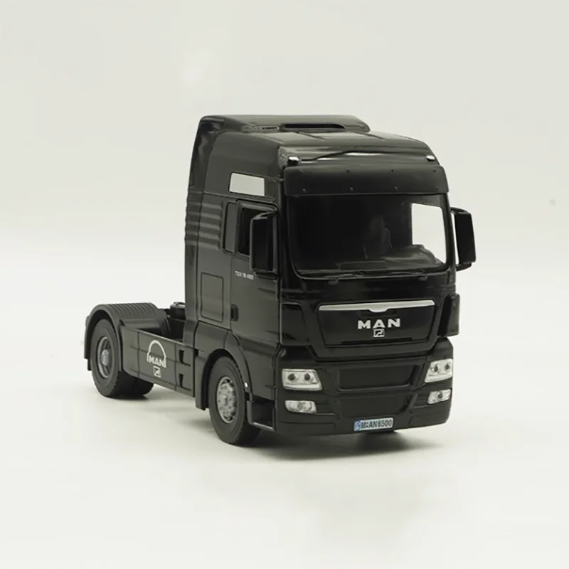 1:43 Scale German MAN TGX Truck Head Container Tractor Simulation Alloy Car Model Finished Simulation Collection Model Gift Toys