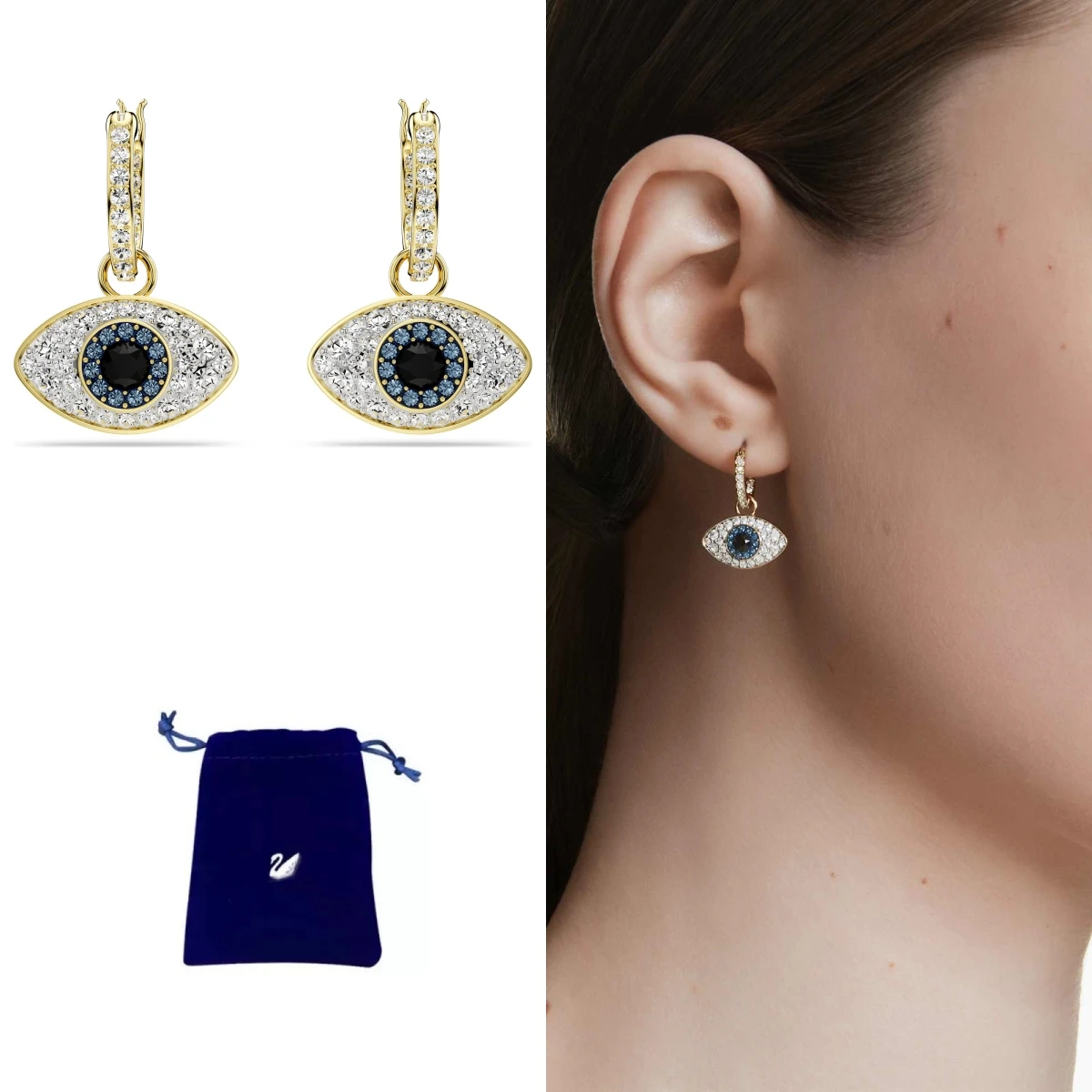 

Minimalist Dainty S925 Pure Silver Inlaid Crystal Stud Earrings Fashion Ear Accessories