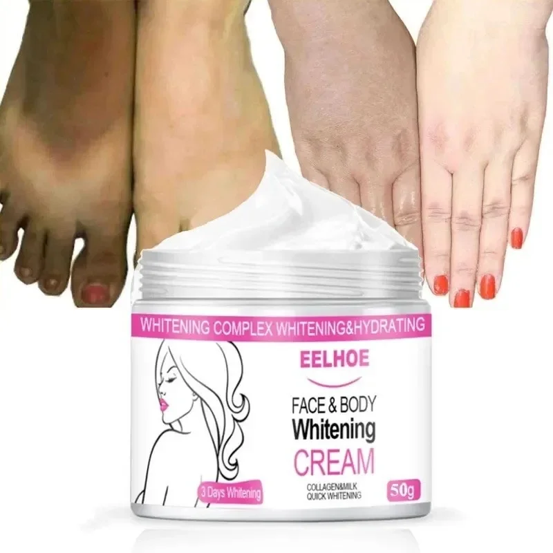 Face Body Whitening Brightening Cream Thigh Underarm Inner Melanin Lightening Lotion Feminine Gentle Nourishing Skin Care Cream