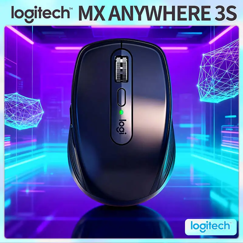 

Original Logitech MX Anywhere 3S for Productivity, Logi Flow Cross-Computer, Quiet, Adjustable DPI